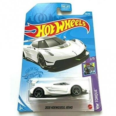 Koenigsegg Jesko 2020 vit - Hot Wheels 1:64