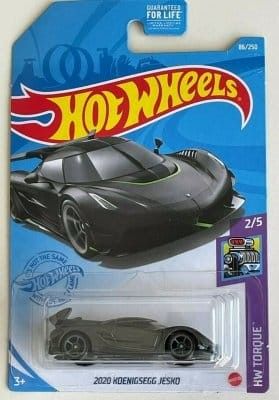 Koenigsegg Jesko 2020 grå - Hot Wheels 1:64