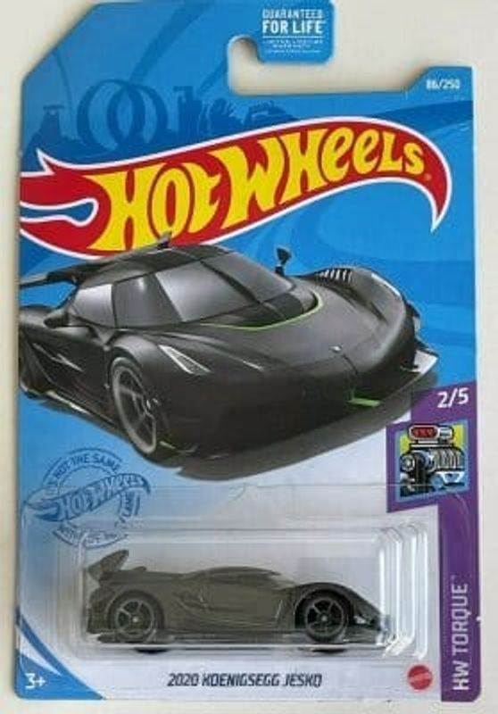Koenigsegg Jesko 2020 grå - Hot Wheels 1:64