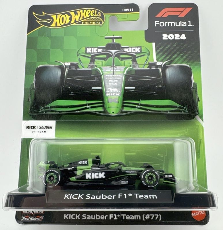 F1-series Kick Sauber 2024 #77 Valtteri Bottas- Hot Wheels 1:64