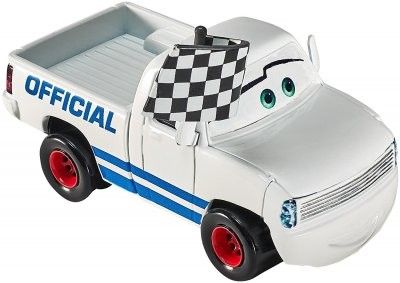 Kris Revstopski med målflagga - Cars 3