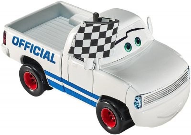 Kris Revstopski med målflagga - Cars 3
