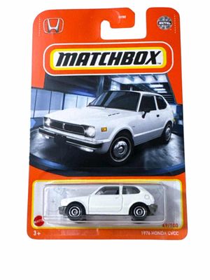 Honda Civic 1976 vit - Matchbox 1:64