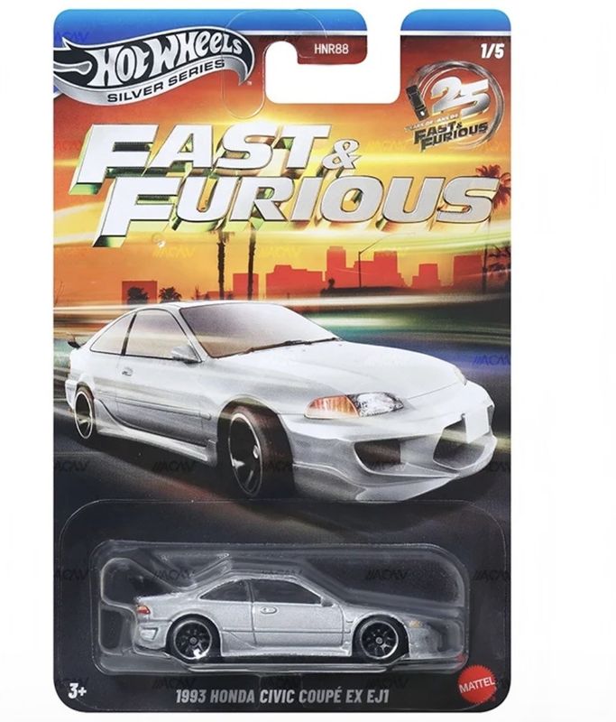 Honda Civic Coupé – Hot Wheels Fast & Furious 1:64