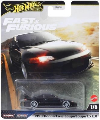 Honda Civic Coupe EX EJ1 1993 - Hot Wheels Fast & Furious 1:64