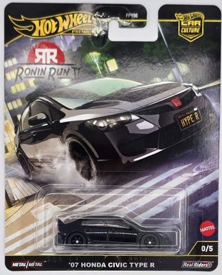 Honda Civic Type R 2007 - Hot Wheels Ronin Run 1:64 chase car