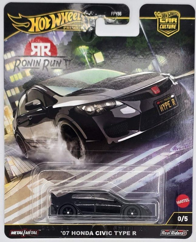 Honda Civic Type R 2007 - Hot Wheels Ronin Run 1:64 chase car