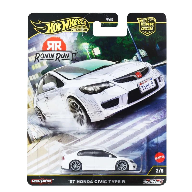 Honda Civic Type R 2007 - Hot Wheels Ronin Run 1:64
