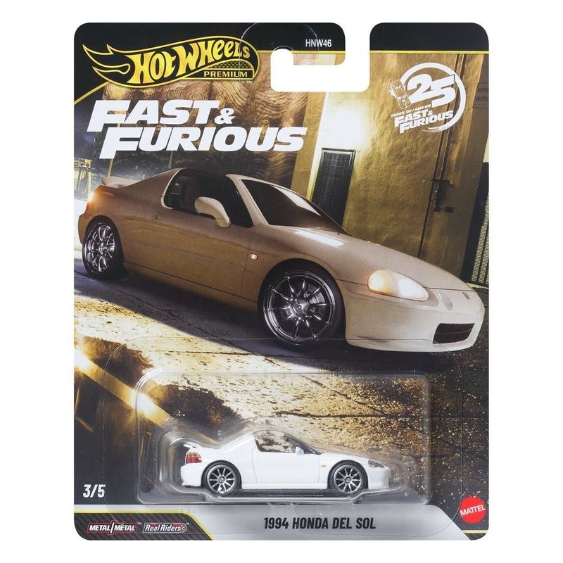 Honda del Sol 1994 - Hot Wheels Fast & Furious 1:64