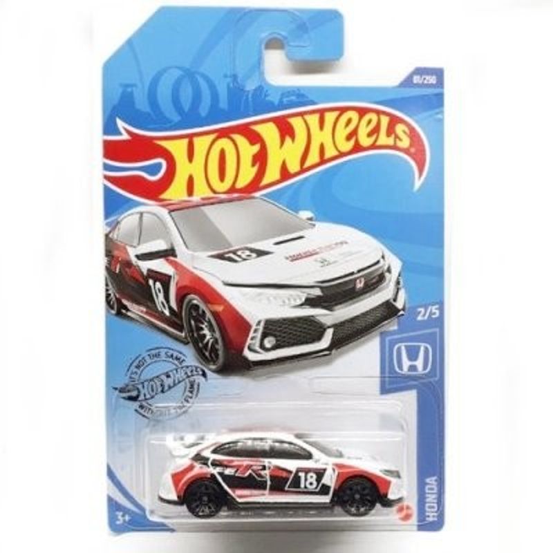 Honda Civic Type R 2018 vit - Hot Wheels 1:64