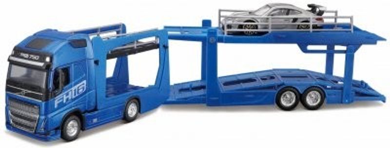 Volvo Transporter + Porsche 911 GT2 - skala 1:43