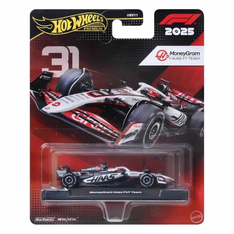 F1-series Haas 2025 #31 Esteban Ocon - Hot Wheels 1:64