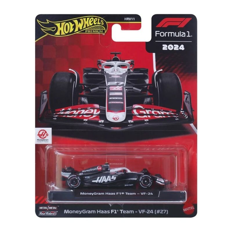 F1-series Haas 2024 #27 Nico Hülkenberg - Hot Wheels 1:64