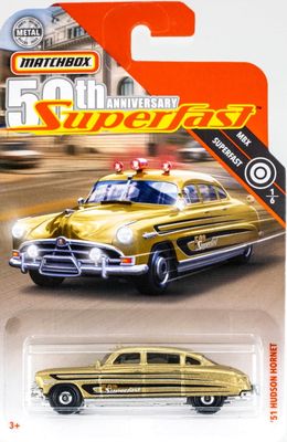 Hudson Hornet 1951 guld - Matchbox Superfast 1:64