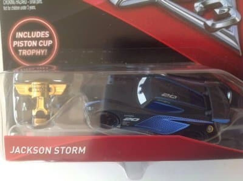 Jackson Storm no 2.0 med pokal - Cars 3