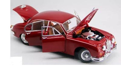 Jaguar Mk II 1959 röd - skala 1:18