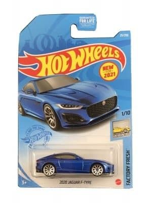 Jaguar F-Type 2020 blå - Hot Wheels 1:64