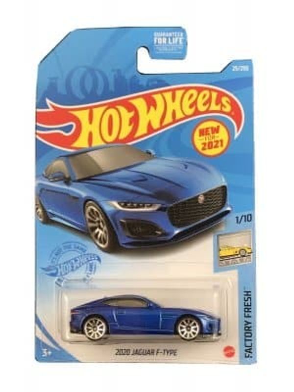 Jaguar F-Type 2020 blå - Hot Wheels 1:64