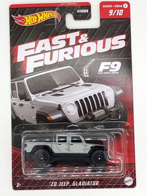 Jeep Gladiator 2020 silver F&F - Hot Wheels 1:64