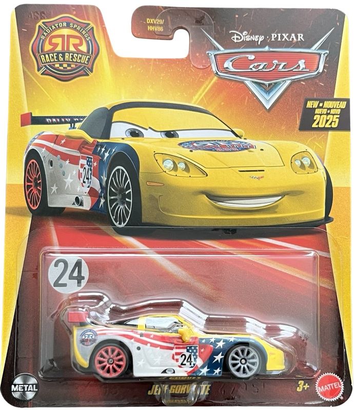 Jeff Gorvette nr 24 Race & Rescue - Disney Cars