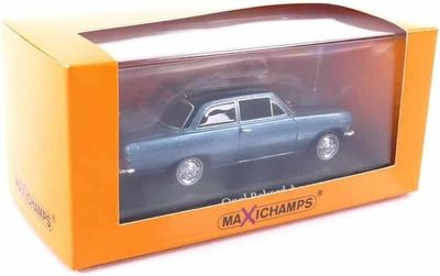 Opel Rekord A 1962 blå/svart - skala 1:43