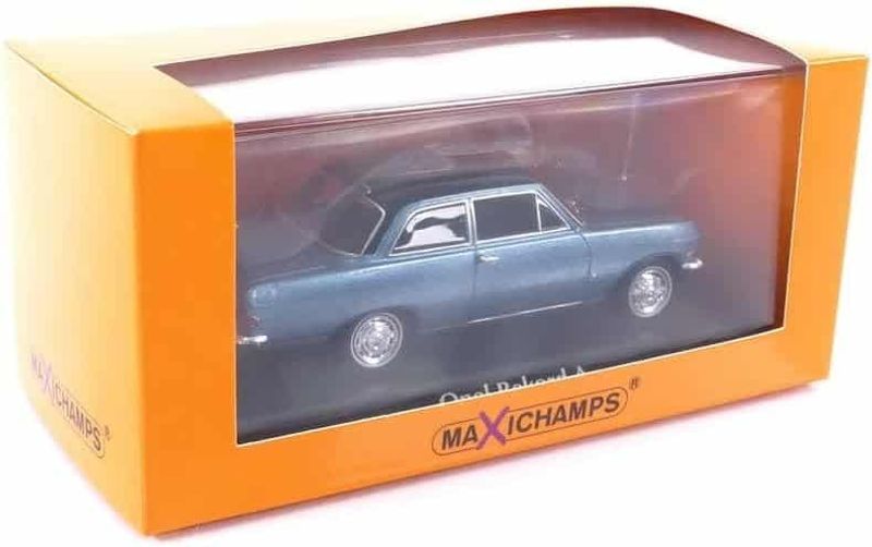 Opel Rekord A 1962 blå/svart - skala 1:43