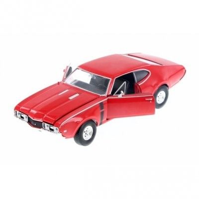 Oldsmobile 442 1968 röd - skala 1:24
