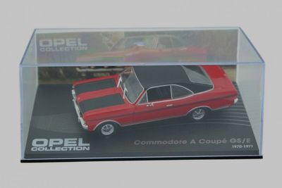 Opel Commodore A Coupe GS/E 1970 röd/svart - skala 1:43