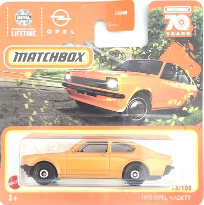 Opel Kadett orange - Matchbox 1:64 (short card)