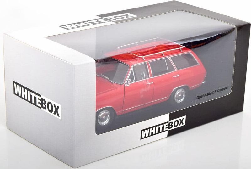 Opel Kadett B Caravan 1965 röd - skala 1:24