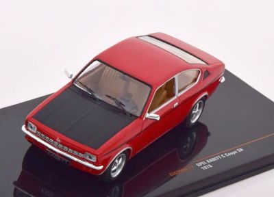 Opel Kadett C Coupe SR 1976 röd - skala 1:43