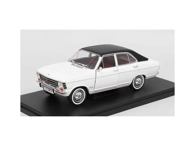 Opel Olympia A 1967 vit/svart - skala 1:24