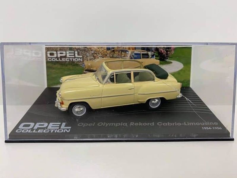 Opel Olympia Rekord Cab Limo 1954 beige - skala 1:43