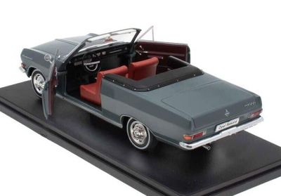Opel Rekord A Cabriolet 1964 grå - skala 1:24