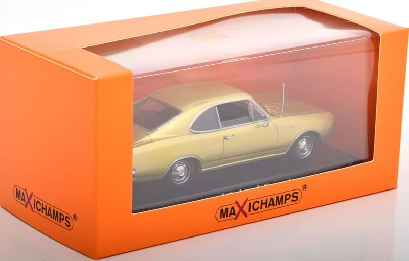Opel Rekord C Coupe 1966 guld - skala 1:43