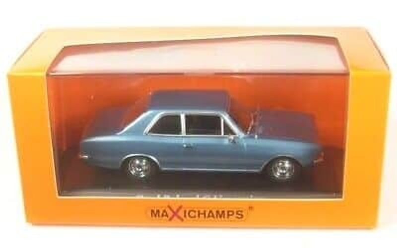 Opel Rekord C 1968 blå - skala 1:43