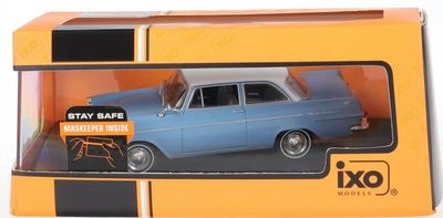Opel Rekord P2 1961 blå - skala 1:43