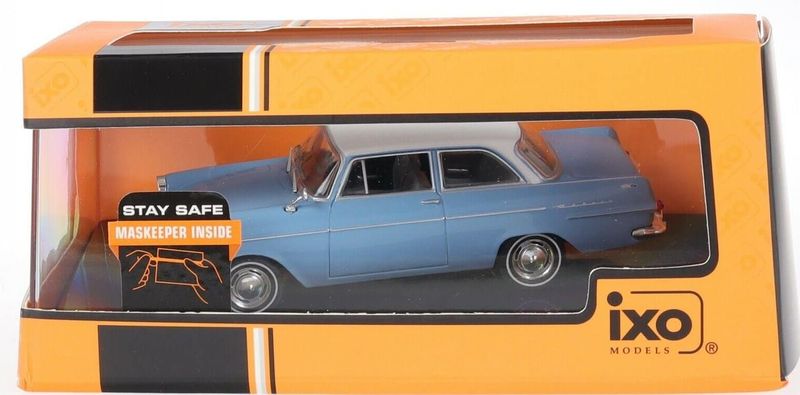Opel Rekord P2 1961 blå - skala 1:43
