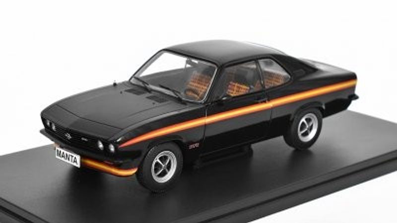 Opel Manta A GT/E 1974 svart - skala 1:24