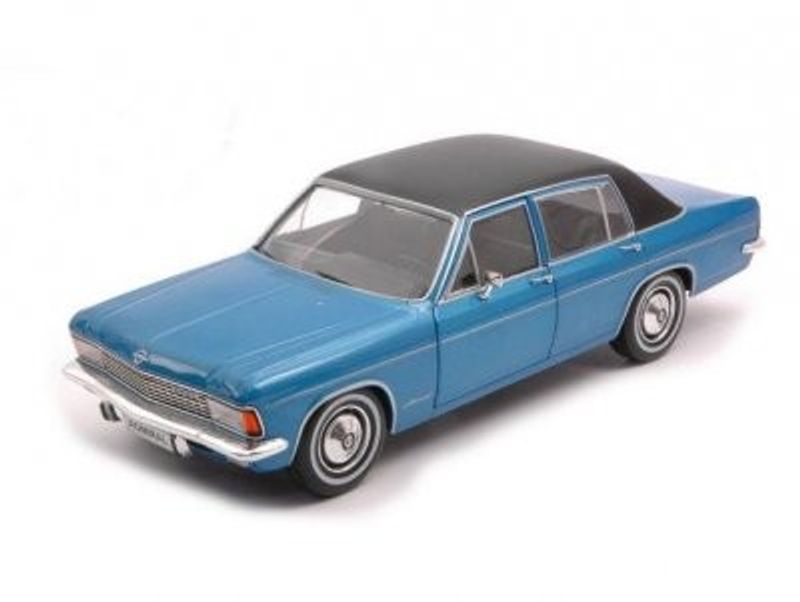 Opel Admiral B 1969-76 blå - skala 1:24