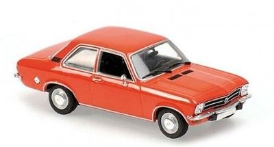 Opel Ascona 1970 röd - skala 1:43