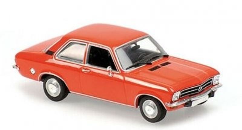Opel Ascona 1970 röd - skala 1:43
