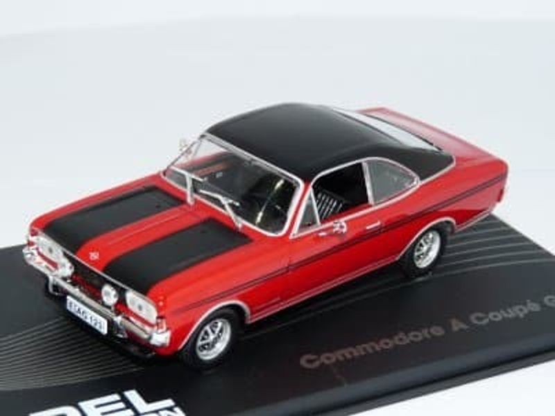 Opel Commodore A Coupe GS/E 1970 röd/svart - skala 1:43