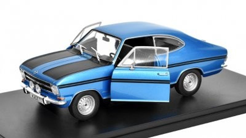 Opel Kadett B Rally 1967 blå - skala 1:24