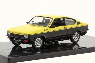 Opel Kadett C Coupe GT/E 1976 gul - skala 1:43