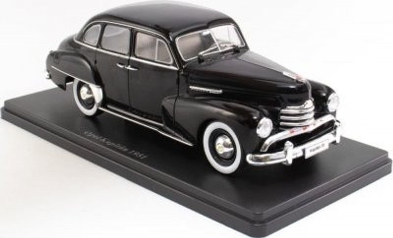 Opel Kapitän 1951 svart - skala 1:24
