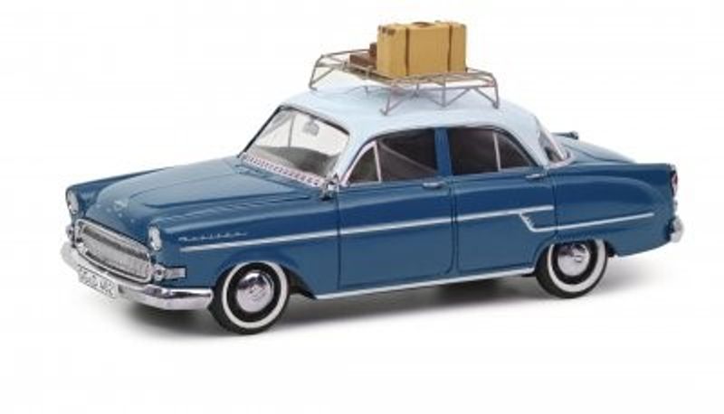 Opel Kapitän + roof rack 1957 "Riviera" - skala 1:43