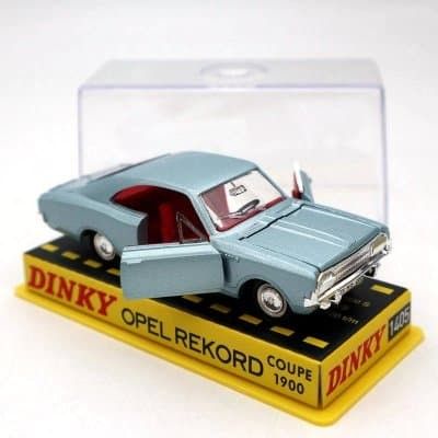 Opel Rekord Coupe 1900 blå - skala 1:43