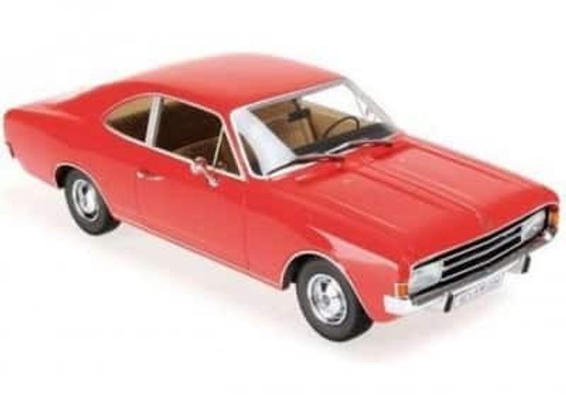 Opel Rekord C 1968 röd - skala 1:43