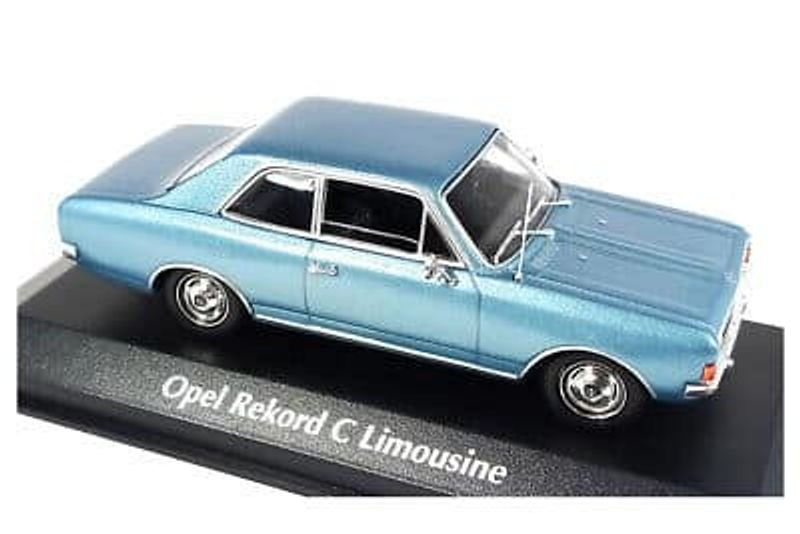 Opel Rekord C 1968 blå - skala 1:43